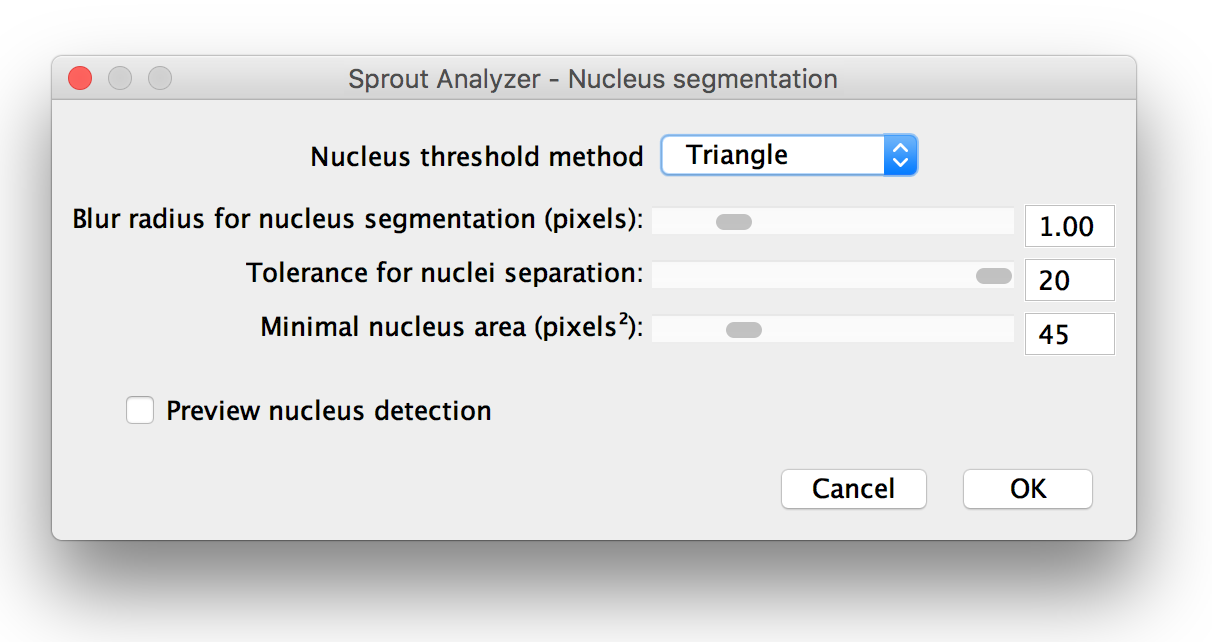Nucleus segmentation