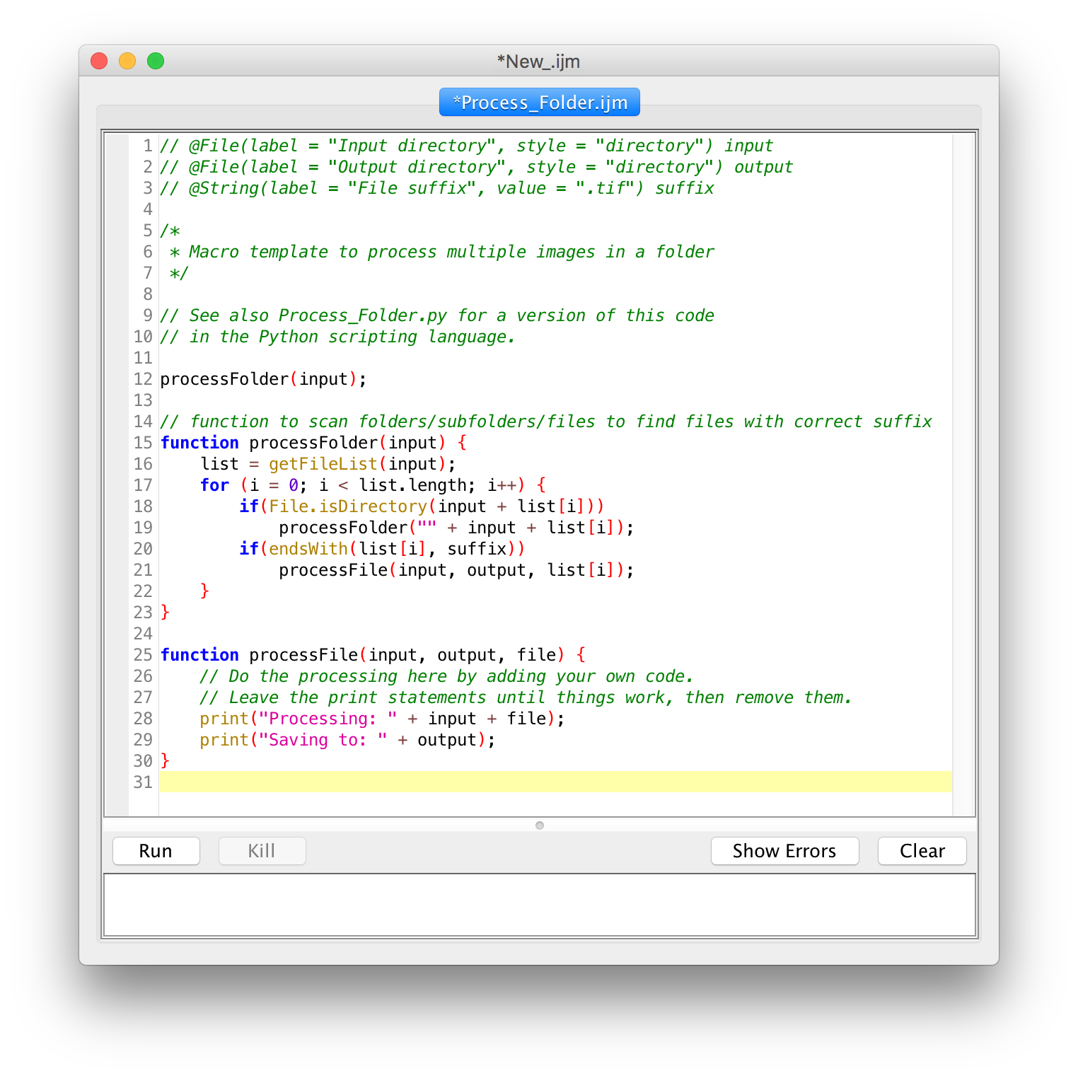 ubuntu batch script example