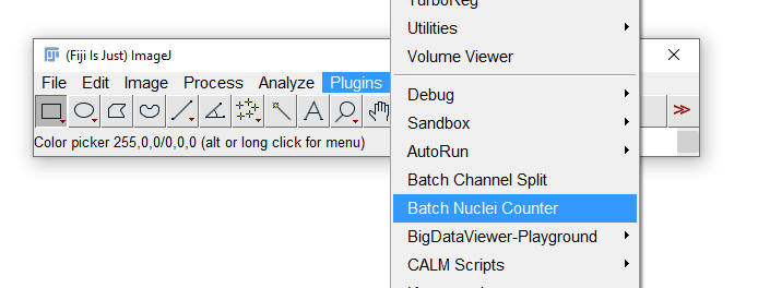 Macro dialog