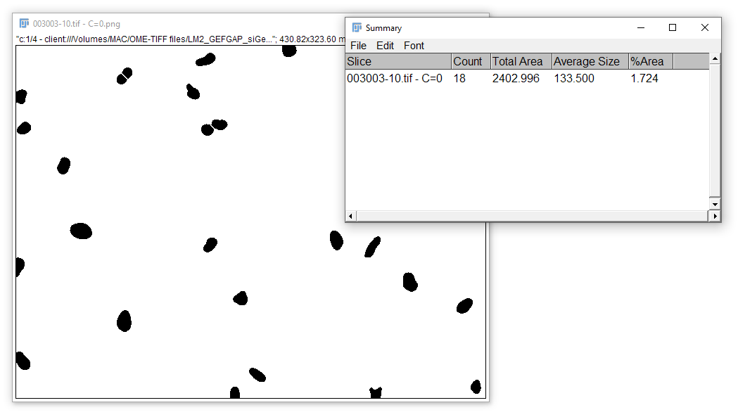 Workflow output